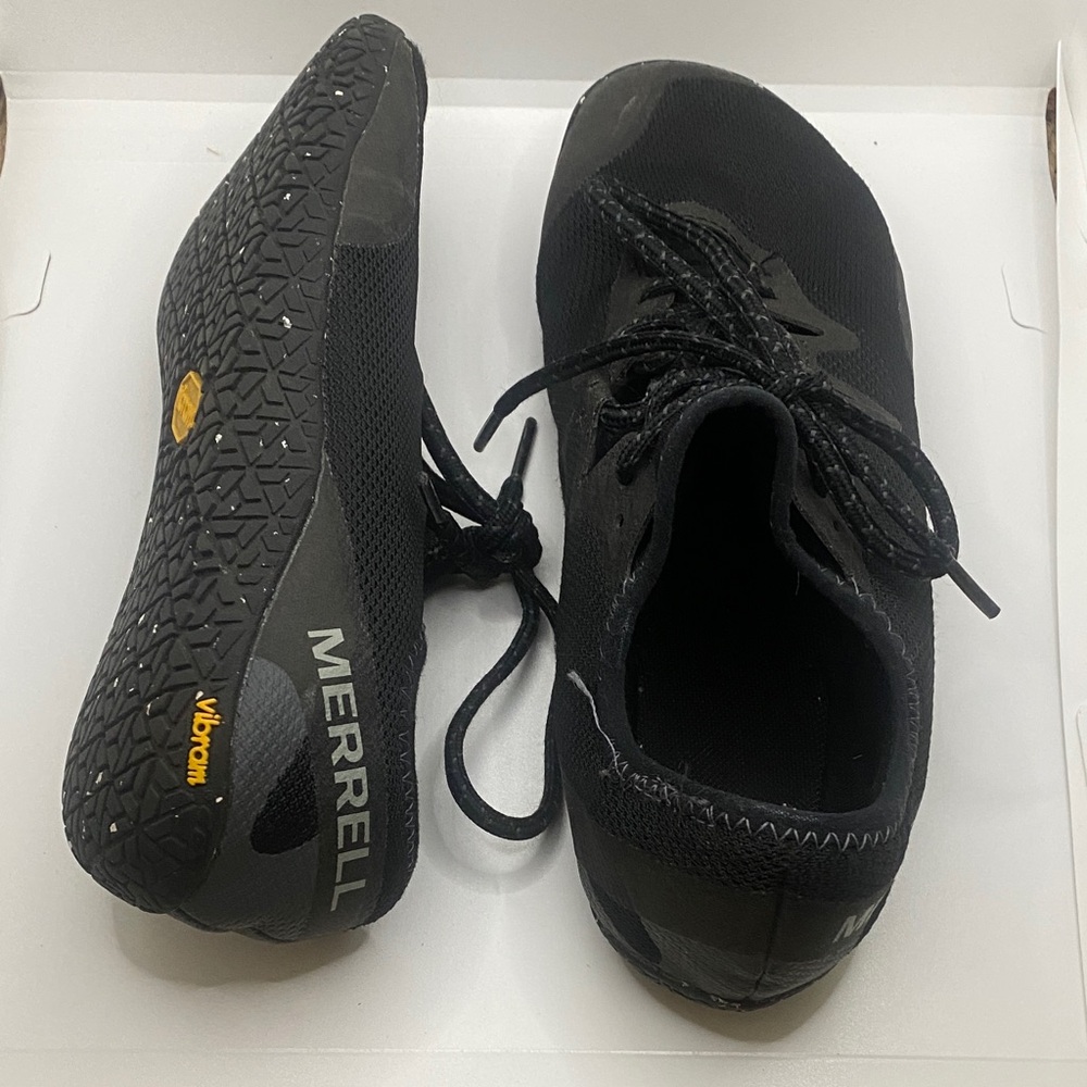 Merrell Women's Vapor Glove 5 Trail Running Shoes Sneaker Black J135372 Size 9